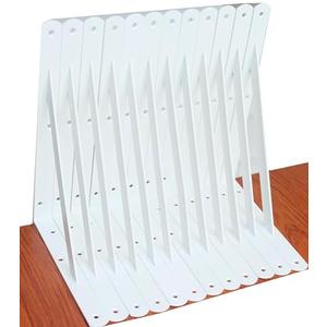 20 Pack L10 x H 8" White Heavy Duty Shelf Brackets with Screws Metal Shelf Brackets Shelf Support Angle Brackets for Shelves L Brackets Heavy Duty Floating Shelf