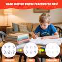 Magic Grooved Writing Practice for Kids Ages 3-8  Reusable Handwriting Practice Books and Preschool Learning Activities, Perfect Educational Gift