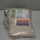 BGment Beige Linen Curtains 63 Inch Length for Bedroom, Boho Burlap Light Filtering Window Drapes with Grommet Thick Non See Through for Living Room Farmhouse, 2 Panels Set, Each 52 Inch Wide