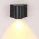 7W LED Outdoor/Indoor External Wall Sconces Light Waterproof Fixture Door Gate Step Stair Surface Mount Lamp Black Warm White