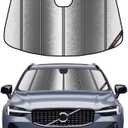 Pigenius Windshield Sunshade for Volvo XC60 2018-2026 Custom Front Window Shade - Metallic