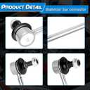 4Pcs Suspension Kit Front & Rear Sway Bar Links Stabilizer Bar Links Kit, Compatible with Toyota Camry Highlander Avalon Venza, Lexus ES300 ES330 RX330 RX350 RX400h, Replaces K90344 K90345