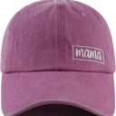 Funny Embroidered Mama Hat for Women, Adjustable Cotton Mom Birthday Gifts Baseball Cap