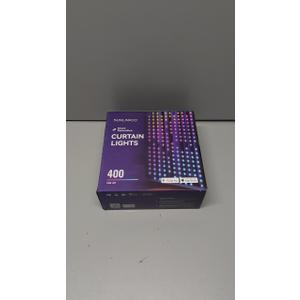 LED Curtain Light, 400 LEDs, Smart RGB+IC Color Changing Holiday Wall Lights, 6.6 x 6.6ft Indoor Dynamic DIY LED String Lights, APP Remote Control, For Bedroom, Living Room, Window Decor, Party