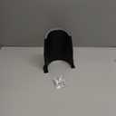 DGQ Outdoor CCTV Camera Top Cover,Weatherproof Glare Protection Cover Sunshade for Suitable for Most Bullets and Dome Security Cameras-Black