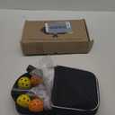 Mayboom Pickleball Paddles Set of 2 or 4, USAPA Approved Pickleball Set with 4 Pickleball Balls and Pickleball Bag, Fiberglass Pickle Ball Rackets 2 Pack for Beginner (Blue&Purple)