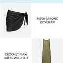 Sports Illustrated Women's Cutout One Piece with Wrap Tie Detail (S)