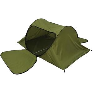 Portable Camping Tent with Double Door Design, Folding Mosquito Net Shelter with Storage Bag, Army Green