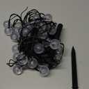 OSALADI Solar Bubble Ball String Lights Modes Outdoor Decorative Led Lights for Patio Garden Balcony Romantic Decor