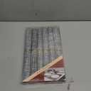 Placemats Set of 6 Washable Indoor/Outdoor Vinyl Place Mats for Dining Table Durable Non-Slip Heat Resistant PVC Weave Table MatsGray