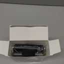 Wlivxch 2Pcs Hard Rubber Brayer Rollers (4 Inch and 2.2 Inch) for Printmaking, Ink Printing, Gluing Application, Stamping, Boat Flooring and Wallpaper Installation - Black Tool