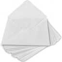 Wanderings Handmade White Deckle Edge Envelope - 5.25x7.25" Package of 25 - for Announcements Wedding Invitations Greeting Cards Crafts - Thick 150 GSM (5x7, White)