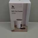 Petory Automatic Cat Feeders Wi-Fi - 4L Dry Food Dispenser for Cats and Dogs 10 Meals per Day Smart Pet Feeder with Desiccant Bag Dual Power Supply 10S Voice Recorder (White)