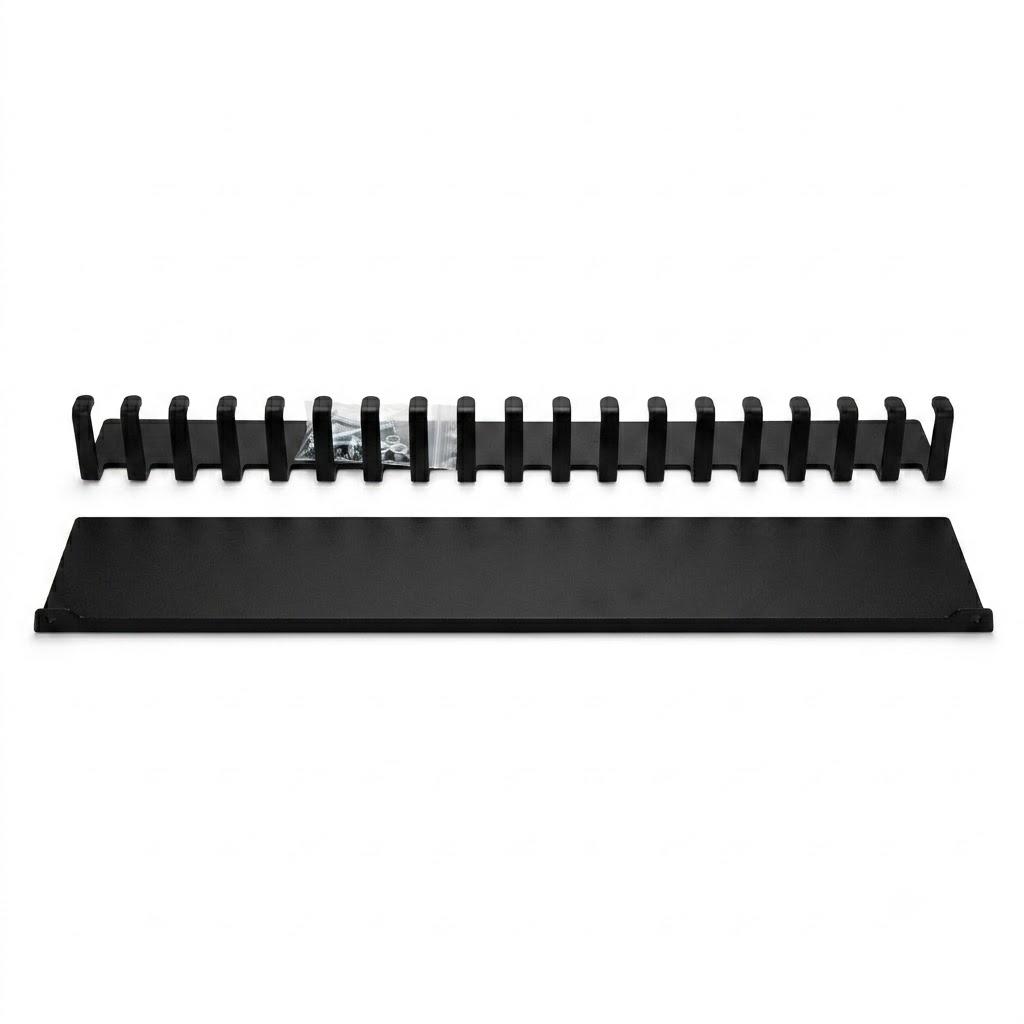 1U Horizontal Cable Manager with Cover