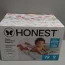 The Honest Company Comfort Dry Disposable Daytime Diapers, Hypoallergenic, Fragrance-Free, Sensitive Skin, Rose Blossom + Tutu Cute, Club Box Size 2 (1218 lbs), 72 Count