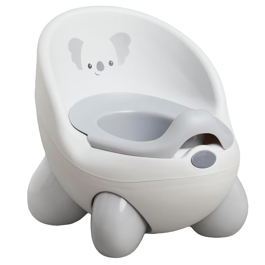 Infantino Potty Pals Potty Seat - Potty Training Toilet, Removable Bowl with Splashguard, Slip Resistant Feet, Gray