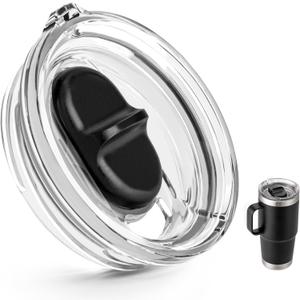 20 oz Replacement Screw Top Lid for YETI TraveI Mug with Threads Only, Spill Proof Stronghold Lid for YETI Threaded Travel Mug(1 Pack)