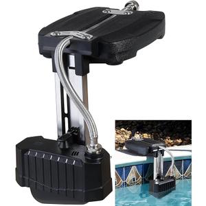 Swimming Pool Water Leveler, Automatic Pool Water Filler, Automatically Maintain Water Levels, Never Over Fills The Pool, Suitable for In ground and Above Ground Pool, Carbon Black