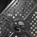 CHEFMAN 6 Quart Dual Basket Air Fryer Oven with Easy View Windows, Sync Finish, Hi-Fry, Auto Shutoff, 2 Independent 3Qt Nonstick Dishwasher Safe Frying Baskets, Digital Double Air Fryer - Black