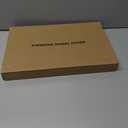 Aimato Car Steering Wheel Cover 2 Piece Non-Slip Clip on Microfiber Leather Steering Wheel Cover,Ultra-Thin Breathable,Universal Fit 14.5"-15" Wheel,Black