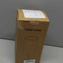 Unicozin Table Lamp, 3 CCT 3000K/4500K/6500K & RGB Color Changing, Stepless Dimmable Small Bedside Lamp for Reading, Ambience Nightstand Light for Home Decor Party, Beige Shade (14.5in)