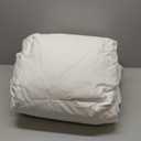 Serta Goose Feather Down Fiber Cotton Comforter Queen Size - 100% Cotton Duvet Insert - Hotel Luxury Hypoallergenic Bedding Comforter Extra Warmth 90 x 90 Inch White