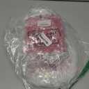 Sweetude 24 Pcs Cheer Clear Treat Bags with Handles for Cheer Team Cheerleader Gift Bag Bulk Cheerleader Party Supplies (pink)