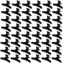 YISSION 48-Pack Black Professional Hair Sectioning Clips – Non-Slip Salon Styling Clips for Coloring, Blow Drying, Thick/Fine Hair (All Hair Types)