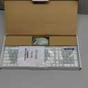 Wireless Keyboard and Mouse Combo, FullSized Wireless Keyboard and Adjustable DPI Mouse, 2.4GHz USB Receiver, Silent Keyboard and Mouse for PC, Windows, MAC, Desktop, Laptop (Avocado Green)