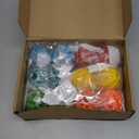 12 Pcs Dog Treat Toy Balls Bulk Interactive Dog Puzzle Toys Dispensing Puppy Balls for Teething Chew Enrichment for Boredom and Brain Stimulating Game to Keep Them Busy(Medium)