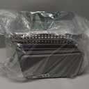 Plastic Storage Baskets with Lid-Plastic Storage Containers Stackable Storage bins: Storage Baskets for Organizing Shelves Drawers Desktop Closet Playroom Classroom Office,8 Pack-Gray10.2x7.2x4.1Inch