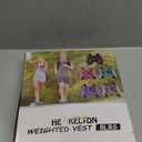 Henkelion Weighted Vest Weight Vest for Men Women Kids Weights Included, Body Weight Vests Adjustable for Running, Training Workout, Jogging, Walking (8 lbs, Grey)