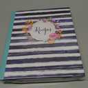 LotFancy Recipe Binder, 8.5 x 10, with 60 Blank Recipe Cards 4x6, 30 Plastic Page Protectors, 6 Tabbed Dividers, 24 Labels, Mothers Day Gift - Kitchen Recipe Card Cookbook Binder Organizer Kit