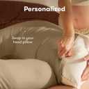 Frida Mom Full Body Support Pregnancy Pillow, Cooling Pregnancy Pillow, Wraps Around for All Over Support, Extended Length to Support from Head to Toe, Easy to Clean, Compact Storage Bag, Taupe