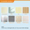 COMIX Magnetic Dry Erase Board, Magnetic Alphabet Chart, 1-100 Number Chart for Kids, 26" x 17" Adhesive White Board with 4 Marker for Kids at Home Student Classroom