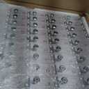 Layhit 50 Slots Cell Phone Locker Box for Classroom Clear Acrylic Cell Phone Storage Cabinet Bin with Door Locks for Classroom School Students Office Factory Employees