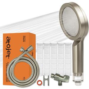 Premium Filter Shower Rooted in Koreas Luxury Beauty Culture  Pure Carbon Filters for Softer Skin & Smoother Hair | Carbon Composite Filter l 6 Month Advanced Filtration Set (JNE300N-SET-6MO)