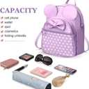 Small Cute Backpack for Girls Women Travel Kids Backpack Purse Toddler Little Girls Childrens Daypack Convertible Shoulder Bag Purple Kids Mini Mouse Backpacks