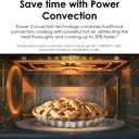 SAMSUNG 1.2 cu. ft. Countertop Convection Microwave with Air Fry, Black Glass, MC12DB8700CKAA