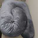 SNUGGY BABY J-Shaped Maternity Pillow (60")  Full-Body Pregnancy Pillow , Back, Belly & Hip Support, Comfortable Sleep for Expecting Moms