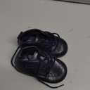 Meckior Infant Baby Boys Girls Classic PU Leather Wedding Loafers Brogue Toddler Oxford Dress Shoes First Steps Walking Flat Lazy Crib Shoe, Navy, 4