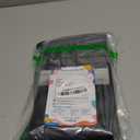 FireKylin 100 Pack Smell Proof Bags 5.5" x 7.8", Resealable Bags with Matte Window, Foil Pouch Stand Up Sealable Bags for PackagingBlack