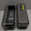 OWLTRA 2 Pack OW-7 in-/ Outdoor Electric Rodent Trap, Instant Kill Mouse & Rat Zapper with Waterproof Cover, Sound & Light Alarm, and Batteries or USB Power Source, Waterproof Grade IPX4, Black