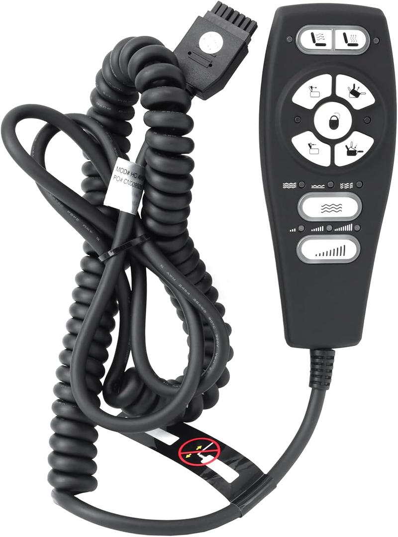 Power Recliner Hand Control Handset Compatible with Raffel Systems Lift Chair Controller Model HC 4HR2B 01 Replacement 9 Function Key 14-Pin