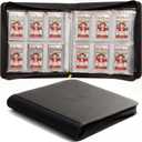 X PRO Graded Card Binder - Holds 60 Graded Slabs, Suitable for PSA and CGC Slabs | 6 Pocket Slab Binder Design | Ringless PSA Slab Binder | PSA Slab Case | Graded Card Holder for Long Term Storage (Carbon Black)
