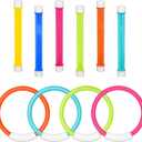 Korlon Tec 10 Pcs Pool Diving Toys for Kids Age 4-8, Underwater Training Diving Rings Sticks Colorful Sinking Water Pool Toys for Kids Age 8-12 Swimming Party Favors Games