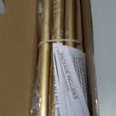 2 Pack Heavy Duty Curtain Rods for Windows 28 to 48 Inch, 1 Inch Gold Curtain Rods Set of 2 Pack for Outdoor, Farmhouse, Bedroom, Adjustable Easy Install Drapery Rod (A2,Gold,30"-60"-2Pack)