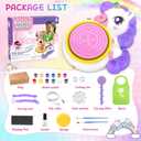 Pottery Wheel for Kids, Arts and Crafts for Kids Ages 8-12, Complete Pottery Painting Craft Kit with Clay, Art Supplies for Kids Toys Girls Birthday Christmas Gift for 6 7 8 9 10 11 12+, Purple