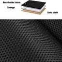 CAROMOP 3D Air Mesh Car Seat Covers 2 Front Seats,Breathable and Durable Seat Covers for Cars,Universal Fit for SUV,Vans,sedans, Trucks, Automotive Interior Covers(Black)