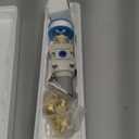 Pneumatic Air Compressor Filter Regulator Combo 1/4" NPT 150 PSI w/Adjustable Gauge-Water Separator,Metal Bracket,Manual Drain,5 Micron Brass Cartridge